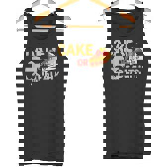 Cake Or Death Skull Bakery Tank Top - Monsterry