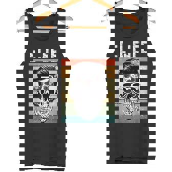 Calavera Hombre Calavera Dia De Muertos El Jefe Camiseta sin mangas - Regaloses