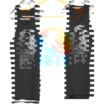 Camisa De 50 Años 50 Cumpleaños Hombre Guitarrista Camiseta sin mangas - Regaloses