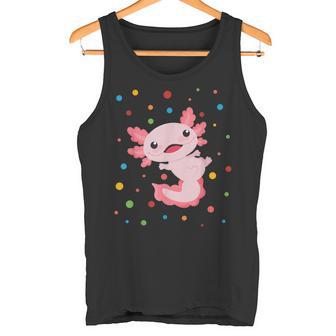Camisa De Lunares Con Diseño De Ajolote Para Niños Niñas Y Jóvenes Colorida Camiseta sin mangas - Regaloses