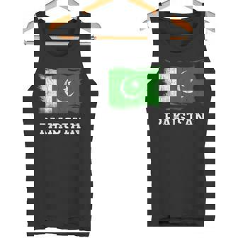 Camisa Retro De La Bandera De Pakistán Con Gráficointage Paquistaní Grunge Camiseta sin mangas - Regaloses