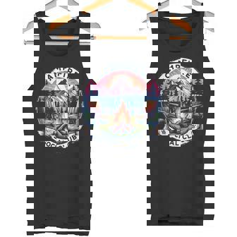 Campfire Social Club Picnic Camping Camper Campfire Tank Top - Monsterry
