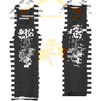 Camping Smores Group Hug Marshmallow Chocolate Camper Tank Top - Monsterry