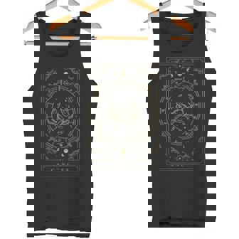 Cancer Horoscope And Zodiac Constellation Symbol Tank Top - Monsterry