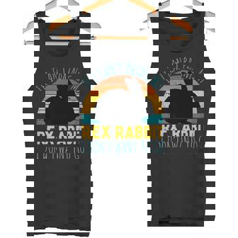If I Can't Bring My Rex Rabbit I'm Not Going Rabbit Premium Tank Top - Monsterry