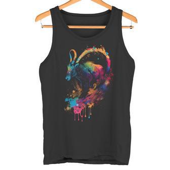 With Capricorn Nature Favourite Animal Mountain Hiking Capricorn Tank Top - Geschenkecke