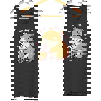 Capybara Boba Bubble Tea Para Niños Niñas Y Niños Capibara Kawaii Camiseta sin mangas - Regaloses