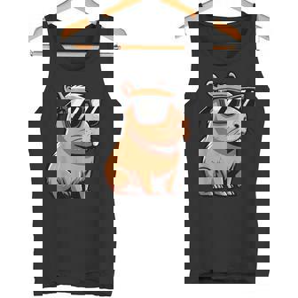 Carpincho Con Gafas De Sol Capybara Camiseta sin mangas - Regaloses