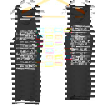 Cassette Tapes Retro 80s 90s Theme Party Costume Tank Top - Monsterry