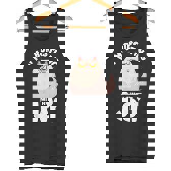 Cat Im Bursting With Joy Tank Top - Monsterry