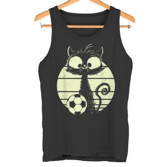 Cat Footballer Cats Cute Cat Tank Top - Geschenkecke