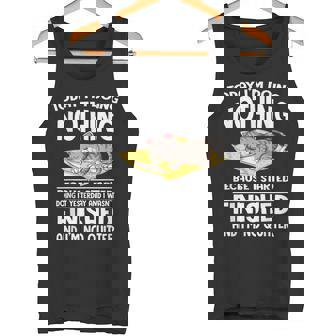 Cat Today I'm Doing Nothing Because I Started Doing It Tank Top - Monsterry