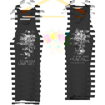 Cats Against Catcalls Feminist Activist Feminism Tank Top - Monsterry