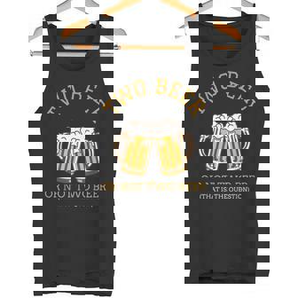 Cerveza Divertida Beber -Aso De Cerveza Dos Cervezas O No Dos Camiseta sin mangas - Regaloses