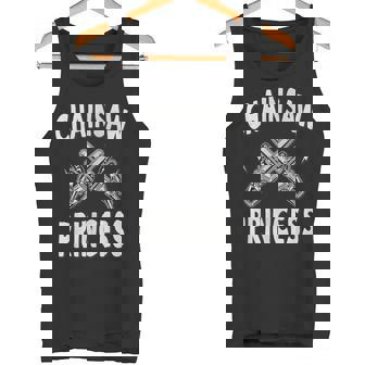 Chainsaw Princess Scary Horror Movie Halloween Tank Top - Monsterry