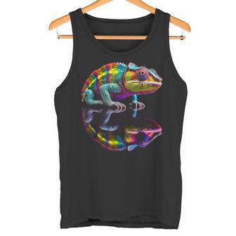 Chameleon Animal Graphic Illustration Chameleon Tank Top - Geschenkecke