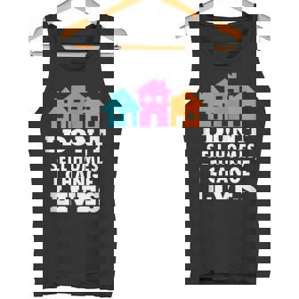 Change Lives Realtor Print Real Estate Agent Advertising Tank Top Tank Top - Monsterry
