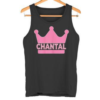 Chantal Name First Name Crown Pink Princess Jga Tank Top - Geschenkecke