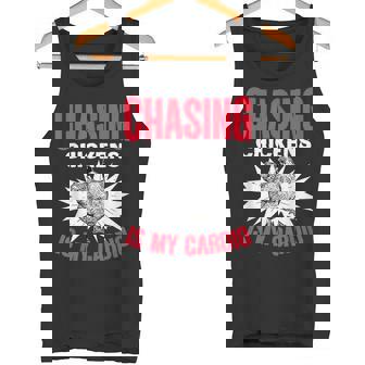 Chasing Chickens Is My Cardio Farmer Farming Animals Chicken Tank Top - Monsterry