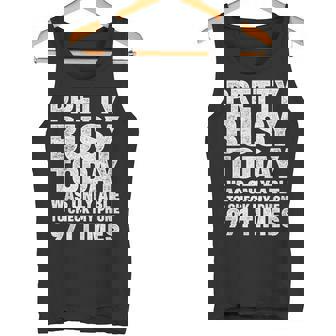 Checked My Smartphone Many Times Digital Detox Tank Top - Monsterry