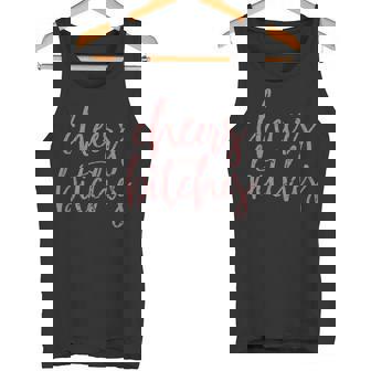 Cheers Bitches Cute Bride Bridesmaid Bachelorette Party Tank Top - Monsterry