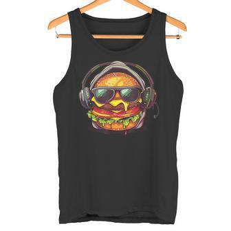 Cheeseburger With Sunglasses I Cheeseburger Tank Top - Geschenkecke