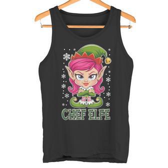 Chef Elf Saying Outfit Christmas Tank Top - Geschenkecke