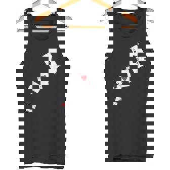 Chemise De Cartes À Jouer Aces Cadeau De Jeu De Casino De Poker Débardeur e - Cadeauxyz