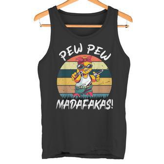 Chick Pew Pew Madafakas intage Crazy Chick S Tank Top - Geschenkecke