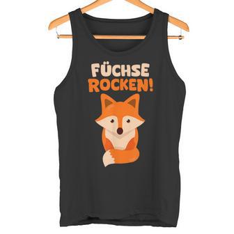 Children's With Fox Rocks Red Fox Pack Tank Top - Geschenkecke