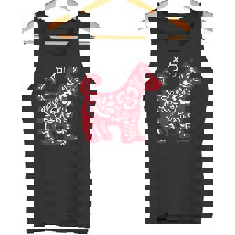 Chinese New Year Dog Zodiac Chinese Traditional Hanzi Tank Top - Monsterry