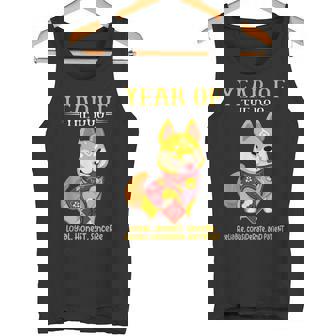Chinese Year Of The Dog Zodiac Sign Happy Lunar New Year Tank Top - Monsterry