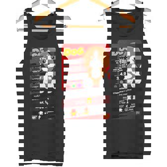 Chinese Zodiac Horoscope Animal Facts Card Year Of The Dog Tank Top - Monsterry
