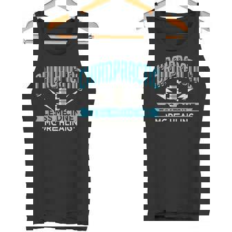 Chiropractic Less Medicine More Healing Chiropractor Chiro Tank Top - Monsterry