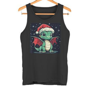 Christmas Mood With A Cosy Dragon For Festive Days Tank Top - Geschenkecke