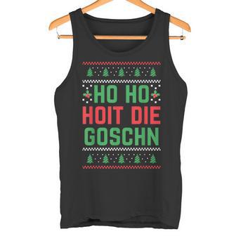 Christmas Party Santa Ho Ho Hoit Die Goschn Tank Top - Geschenkecke