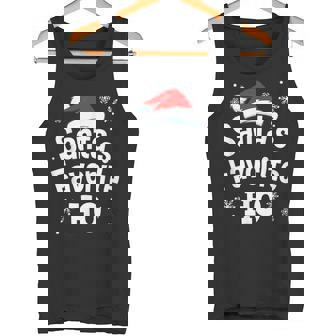 Christmas Santa's Favorite Ho Shirt Adult Naughty Pajama Tank Top - Monsterry