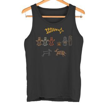 Christmas Story Jesus Rock Painting Merry Christmas Tank Top - Geschenkecke