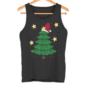 Christmas Tree Fir Christmas Children Christmas Stars Snow Tank Top - Geschenkecke