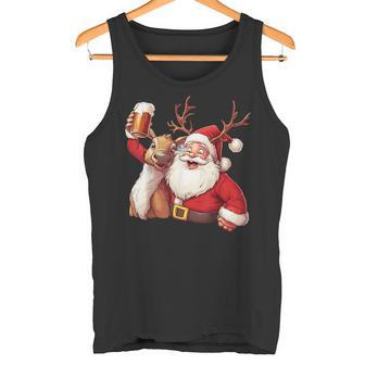 Christmas Tree Santa Reindeer Christmas Tank Top - Geschenkecke