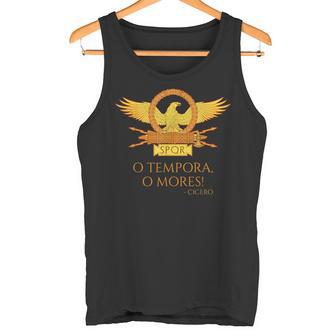 Cicero O Tempora O Mores Latin Quote Old Rome Tank Top - Geschenkecke