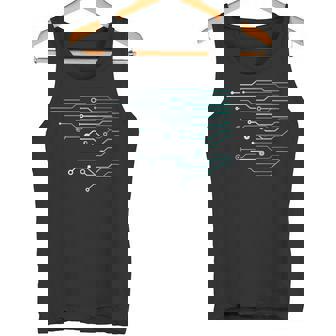 Circuito Informático I Ingeniero I Computer Nerd Camiseta sin mangas - Regaloses