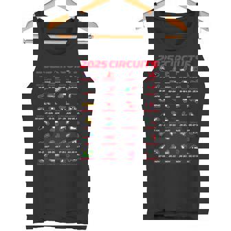 Circuitos De Carreras De Fórmula 2025 2025 Camiseta sin mangas - Regaloses