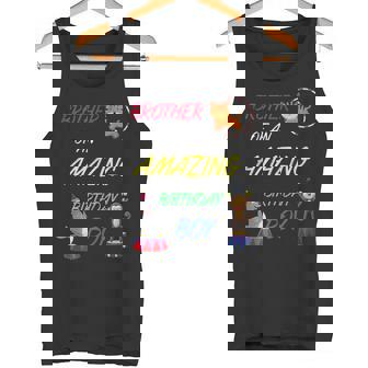 Circus Birthday Brother Of An Amazing Birthday Boy Tank Top Tank Top - Monsterry