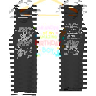 Circus Birthday Grandpa Of An Amazing Birthday Boy Tank Top - Monsterry