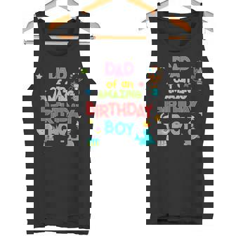 Circus Birthday Party Dad Of An Amazing Birthday Boy Tank Top - Monsterry