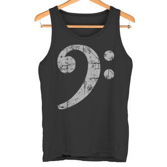 Clave De Bajo Grisintage Bajista Camiseta sin mangas - Regaloses