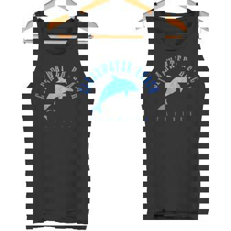 Clearwater Beach Florida FL Dolphin Vacation Souvenir Tank Top - Monsterry