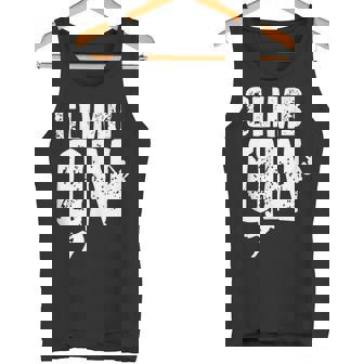 Climb On Mountain Rock Climbing Bouldering Climber Tank Top Tank Top - Monsterry