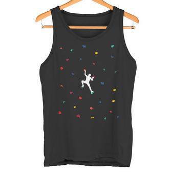 Climbing And Bouldering In The Climbing Hall Tank Top - Geschenkecke